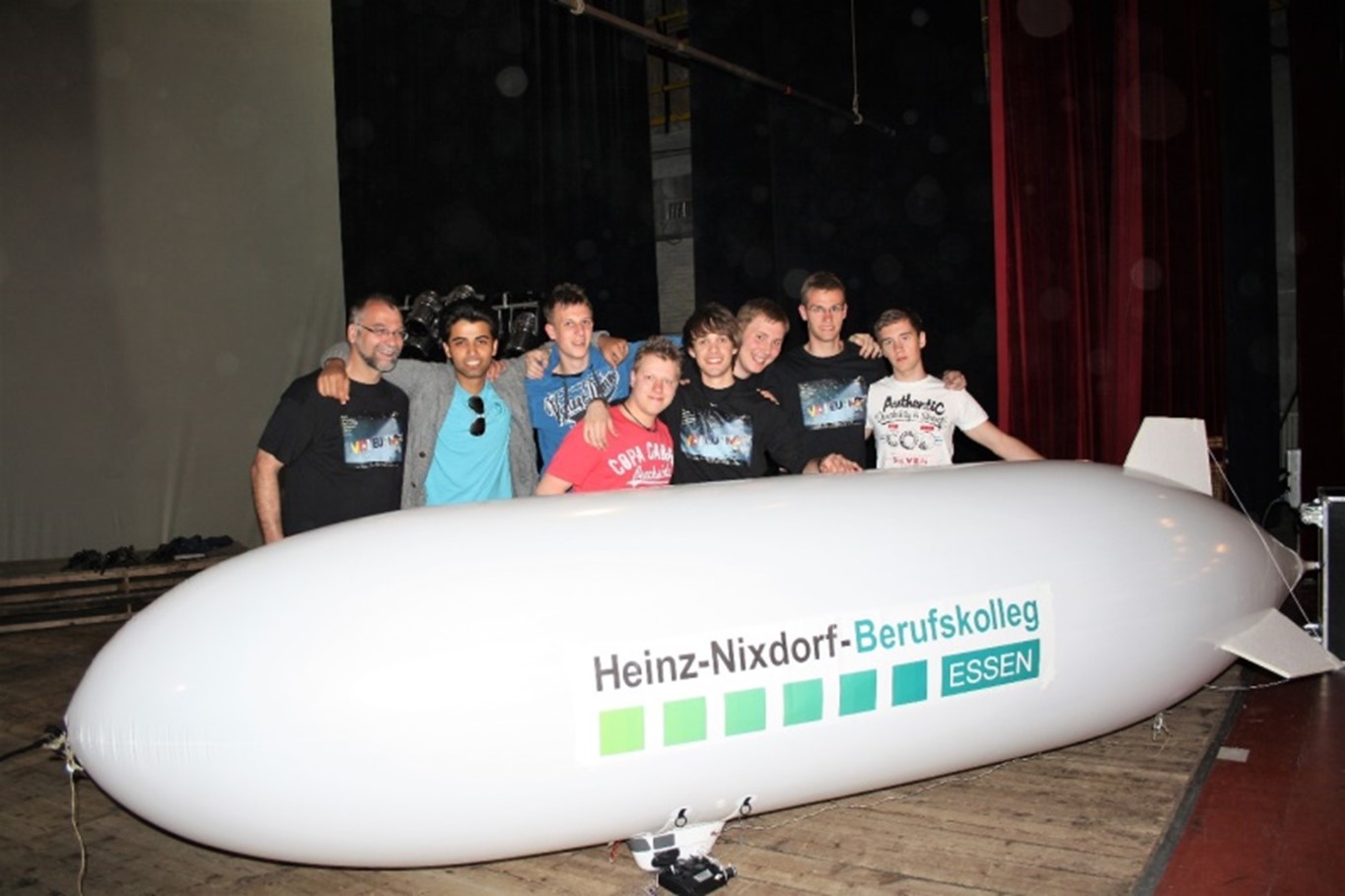 Group image with Zeppelin
